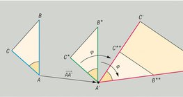 Transformação de similaridade de um triângulo