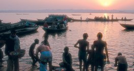 Passarela de pedestres em Irkutsk, na Sibéria