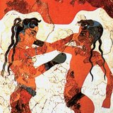 Mural from Thira (around 1200 BC)