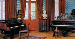 Sala de desenho no Museu Memorial e Centro de Pesquisa de Liszt Ferenc