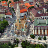 O Bastião dos Pescadores e a Igreja Matias em Budapeste, Hungria