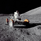 Rover lunar en la superficie de la Luna (Apolo 17, 1972)