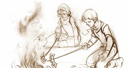 La madera se consume rápidamente con llamas