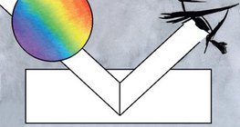 Reflexión sobre papel blanco