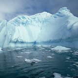 Hielo en la Antártida