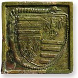 Escudo do rei Sigismundo num azulejo contemporâneo