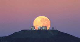 Moonrise over the Very Large Telescope (VLT)