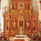 Gráf Antal: A szegedi ferences templom főoltára (1713, barokk)