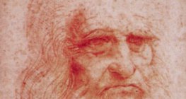 Leonardo da Vinci: Auto-retrato (por volta de 1512, Renascença)