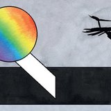 Reflection from black paper