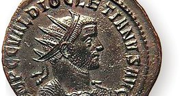 Moeda representando Diocleciano