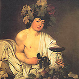 Caravaggio: Baco (1595, Galeria Uffizi, Florença)