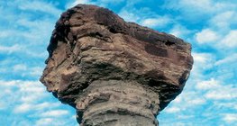 Rock cogumelo no deserto