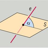 Angle of inclination of a straight line and a plane