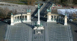 Praça dos heróis, Budapeste, Hungria