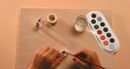 Fazendo anéis de guardanapo de massa de sal - Passo 3