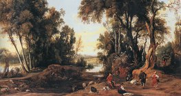 Jan Wildens: Paisaje con pastores