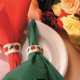 Making salt dough napkin rings – Step 4