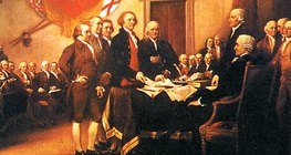 A adoção da Declaração da Independência