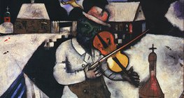 Marc Chagall: The Fiddler (1912, surrealismo)