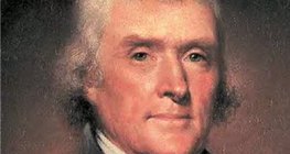 Thomas Jefferson (1743-1826), o terceiro presidente dos Estados Unidos