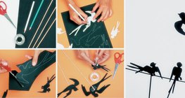 Fazendo bonecos de sombra