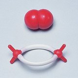 Modelos de espacio lleno y de barras y esferas de la molécula de oxígeno Modelos de espacio lleno y de barras y esferas de la molécula de oxígeno