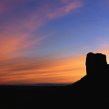 Buttes of Monument Valley at sunset