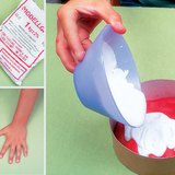 Creating a hand from plaster