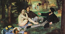 Édouard Manet - O Almoço na Grama (1863, Impressionismo)