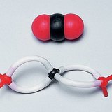 Space-filling and ball-and-stick models of carbon dioxide molecule