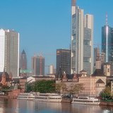 Skyscrapers in downtown Frankfurt