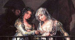 Francisco Goya: Majas na varanda (1810-1815, impressionismo)