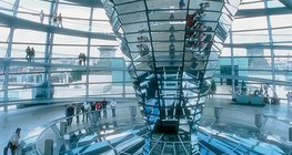 A nova cúpula do Reichstag em Berlim