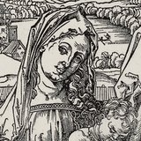 Albrecht Dürer - The Holy Family with three Hares (1497, Renaissance, partial) Albrecht Dürer - The Holy Family with three Hares (1497, Renaissance, partial)