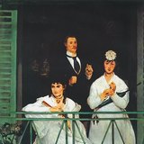 Édouard Manet - The Balcony (1868, Impressionism)