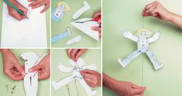 Criando marionete de papel recortado