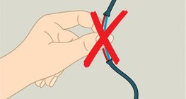 El uso de equipos eléctricos con aislamiento deteriorado es peligroso para la vida