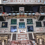 Cockpit de um vaivém espacial