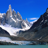 Montañas en el Parque Nacional de los Glaciares, Patagonia
