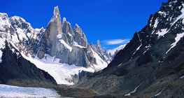 Montañas en el Parque Nacional de los Glaciares, Patagonia