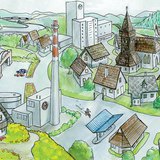 Pit village grown into a town