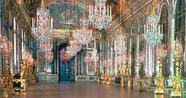 Galería de los Espejos del Palacio de Versalles, Francia