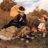 Gyula Benczúr: Una corona a mamál