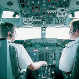 Cockpit de um avião