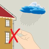 Não fique perto de um pára-raios ou de uma árvore alta durante uma tempestade!