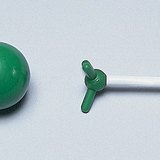 The space-filling and stick model of the chlorine molecule