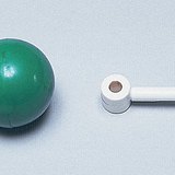 Modelos de espacio lleno y de barras y esferas de la molécula de cloruro de hidrógeno