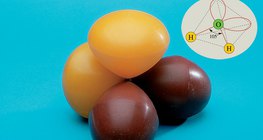 Ligações da molécula da água