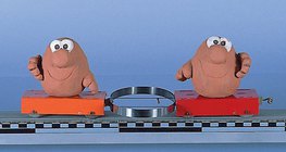 Empurrar dois objetos com uma mola